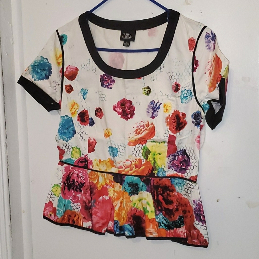 Prabal Gurung For Target Peplum Top Size 12